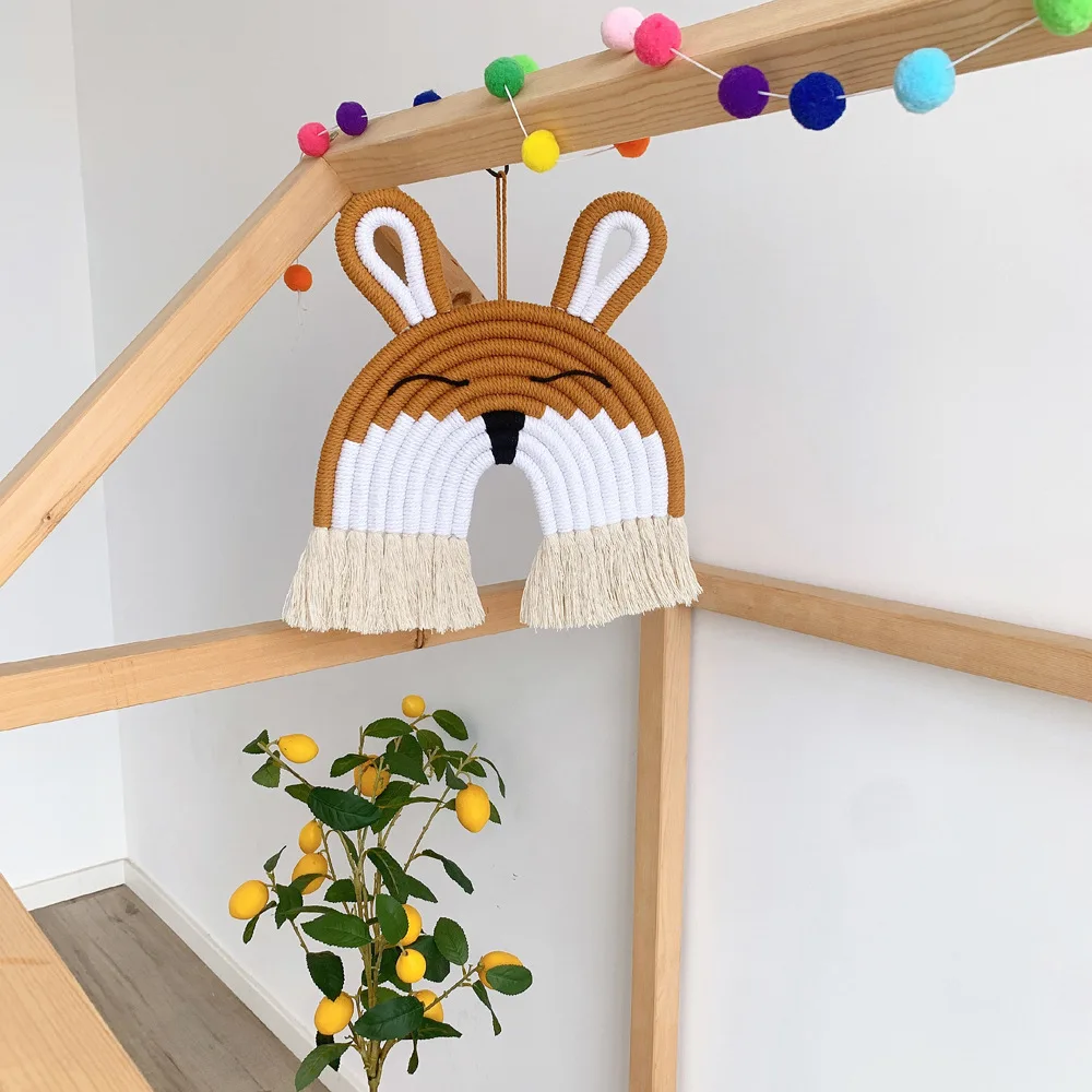 Nordic Nursery Baby Boy Room Decor Kids Bedroom Decor Lion Bunny Hanging Decor Girl Boy Room Handmade Rainbow Hanging Decoration
Nordic Nursery Baby Boy Room Decor Kids Bedroom Decor Lion Bunny Hanging Decor Girl Boy Room Handmade Rainbow Hanging Decoration