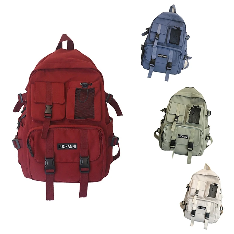 Men And Women Multifunctional Nylon Waterproof School Bag Travel Backpack Unisex Fashion Student School Bag
Men And Women Multifunctional Nylon Waterproof School Bag Travel Backpack Unisex Fashion Student School Bag