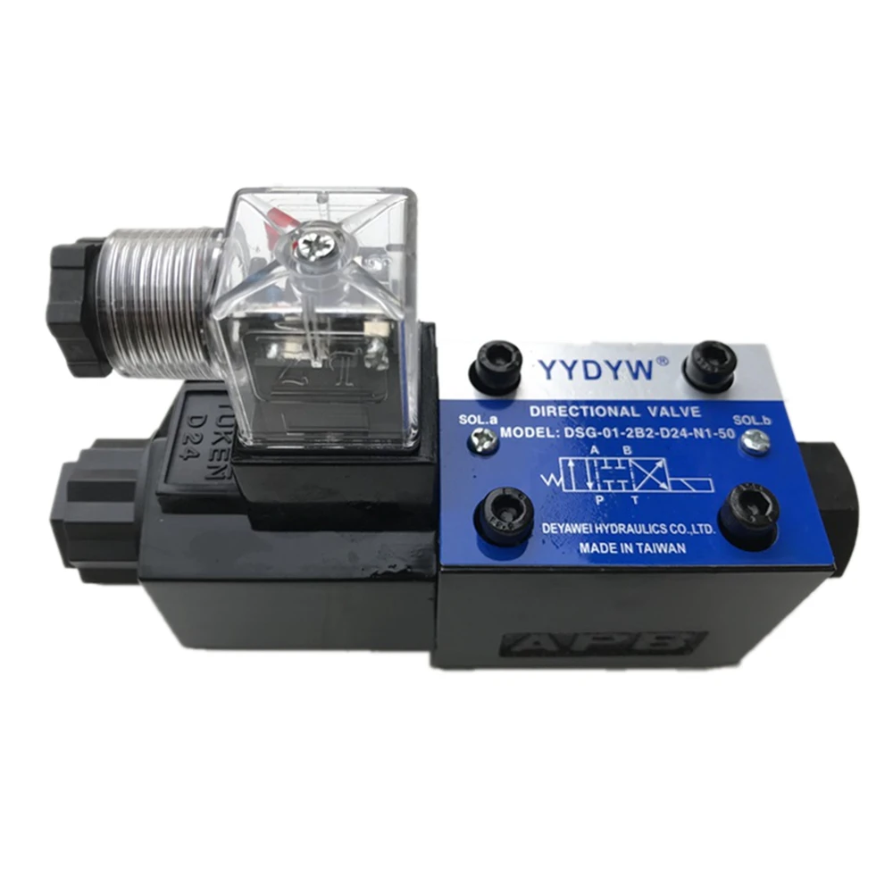 DSG Valve Solenoid Valve DSG-03-2B2-DL Solenoid Directional Valve DC24V AC220V Directrional Control Valve
DSG Valve Solenoid Valve DSG-03-2B2-DL Solenoid Directional Valve DC24V AC220V Directrional Control Valve