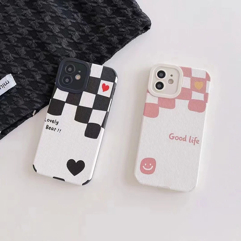Super Texture lattice Cute Phone Case for IPhone 11 12 13 Mini Pro Max X XR XS Max Mini 7 8 Plus Soft Shockproof Cases Cover
Super Texture lattice Cute Phone Case for IPhone 11 12 13 Mini Pro Max X XR XS Max Mini 7 8 Plus Soft Shockproof Cases Cover