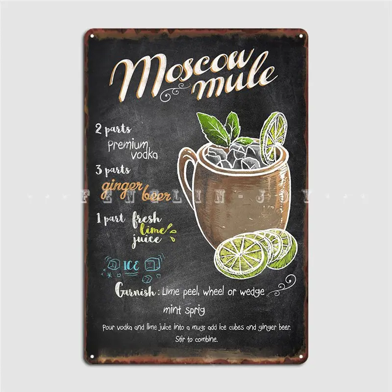 Moscow Mule Poster Metal Plaque Plaques Personalized Club Bar Pub Tin Sign Posters 
Moscow Mule Poster Metal Plaque Plaques Personalized Club Bar Pub Tin Sign Posters