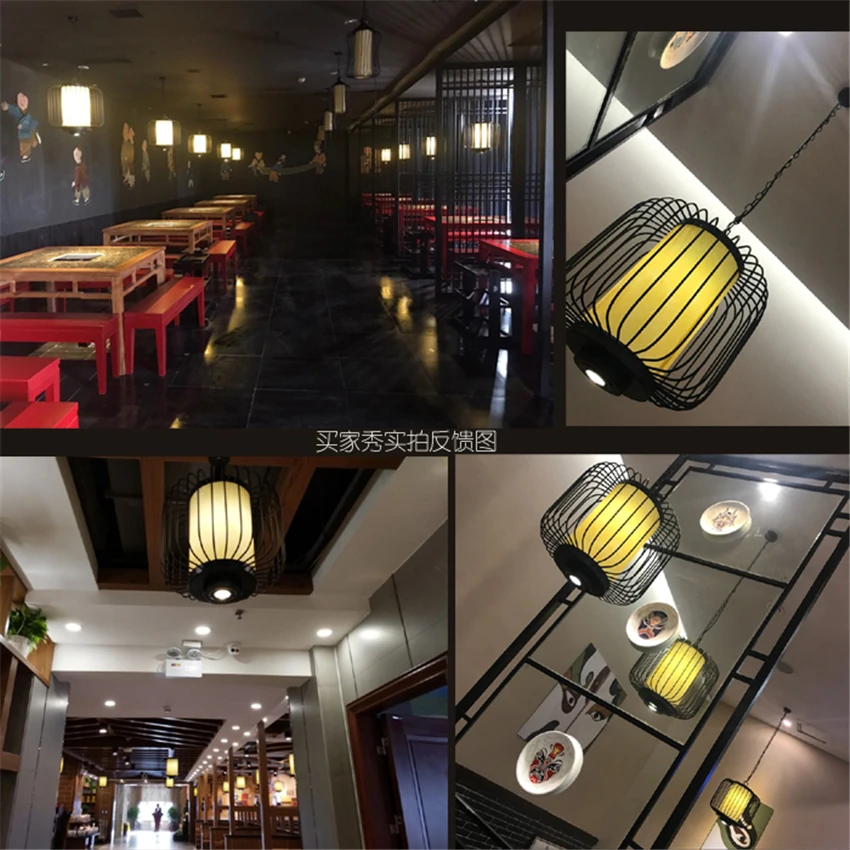 Новинка подвесные светильники из ПВХ в китайском стиле светильник виде железной