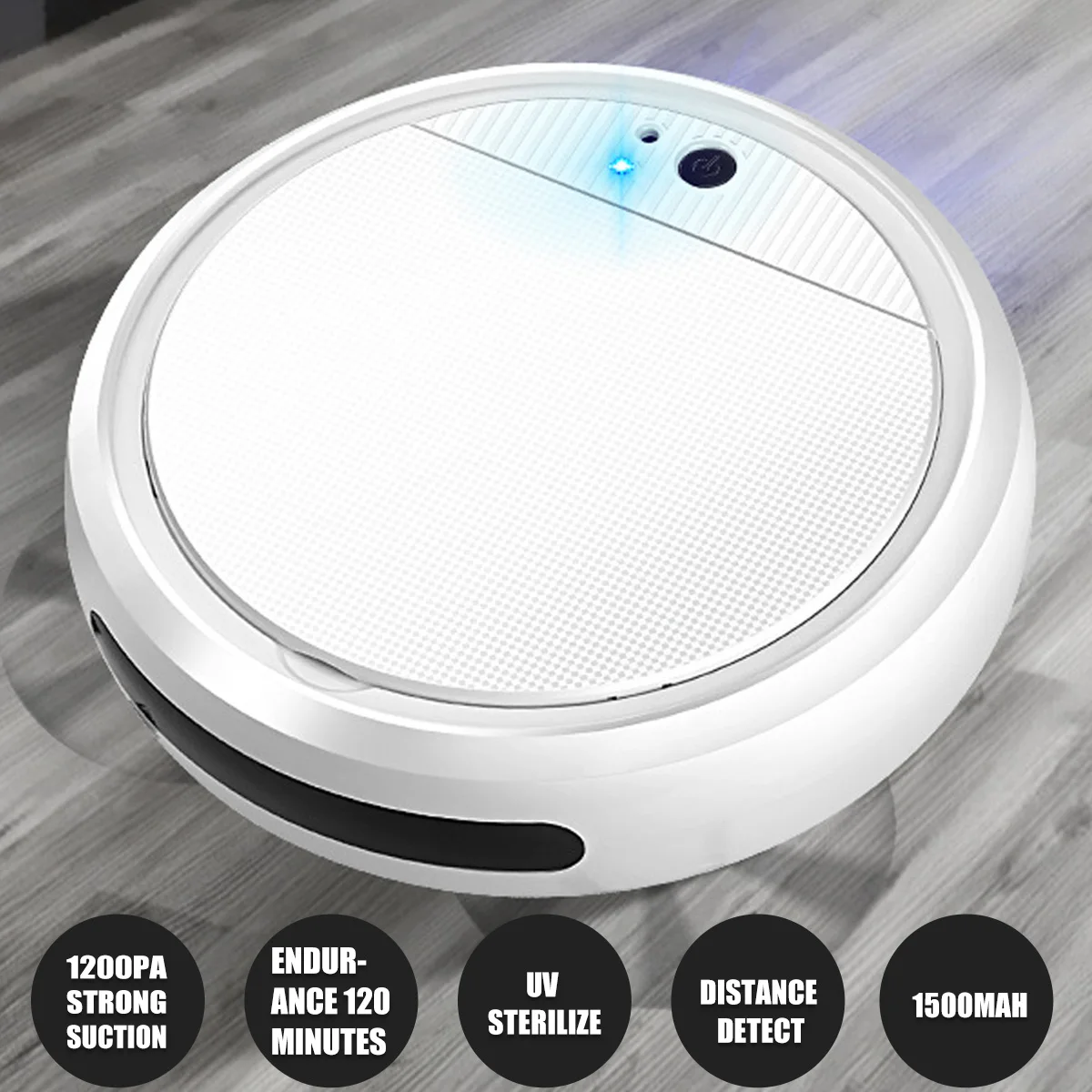 Robot Vacuum Cleaner Strong Suction Floor Sweeper UV Disinfection Floor Sweeping Robot Auto Rechargeable Dry Wet Mopping Cleaner
Robot Vacuum Cleaner Strong Suction Floor Sweeper UV Disinfection Floor Sweeping Robot Auto Rechargeable Dry Wet Mopping Cleaner