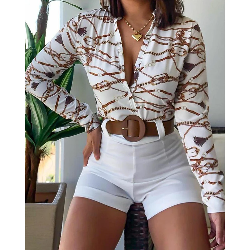 2021 Printed Long Sleeve Pullover Top Casual Women's V-neck Retro Pattern Retro Summer Tight Ladies Bodysuit Top
2021 Printed Long Sleeve Pullover Top Casual Women's V-neck Retro Pattern Retro Summer Tight Ladies Bodysuit Top