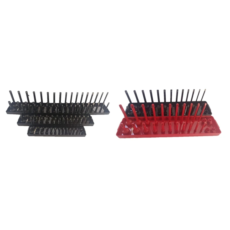 3Pc Socket Organizer Tray Set Socket Trays 1/4Inch 3/8Inch & 1/2Inch Drive Deep and Shadow Socket Holders
3Pc Socket Organizer Tray Set Socket Trays 1/4Inch 3/8Inch & 1/2Inch Drive Deep and Shadow Socket Holders