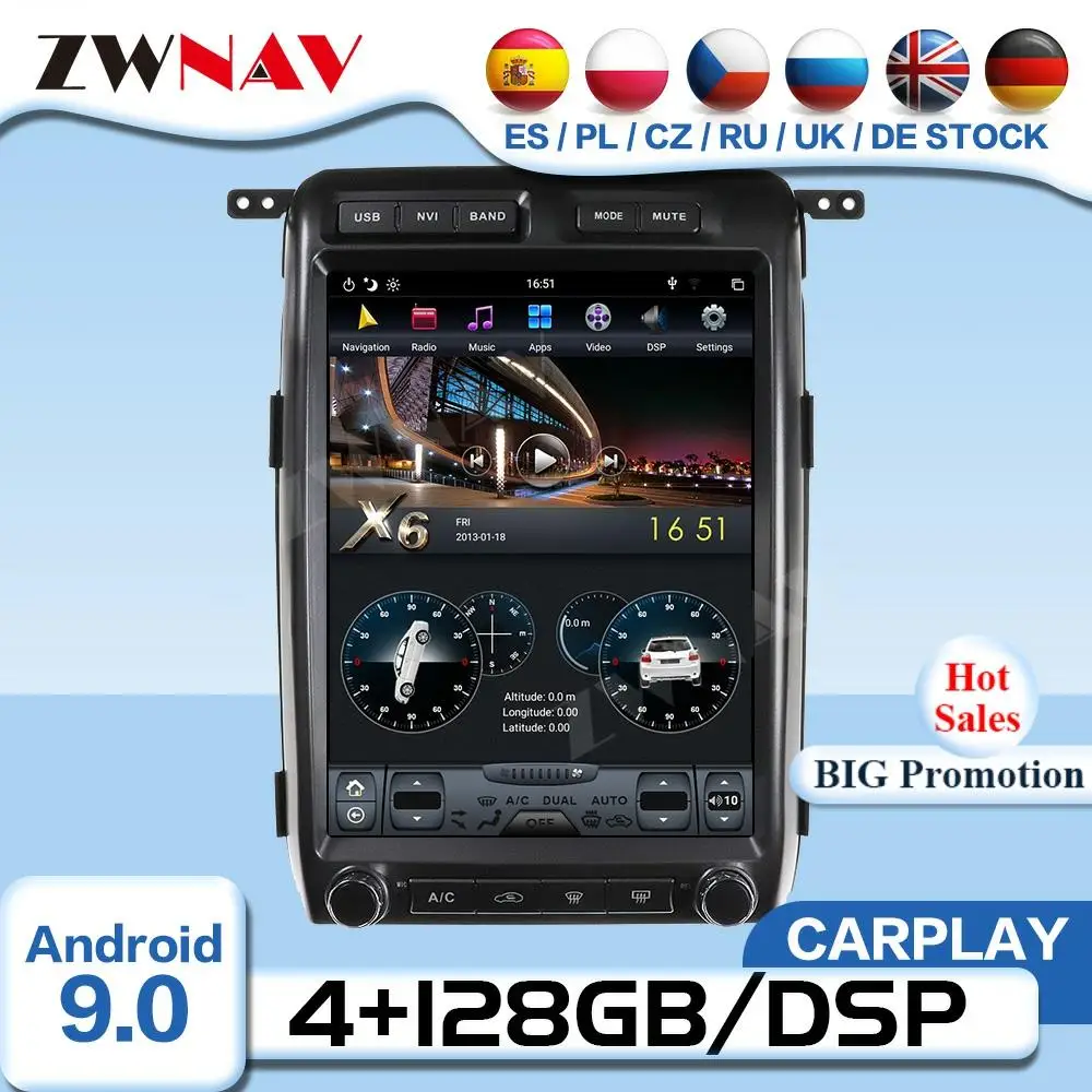 Tesla Screen Android Video Player For Ford F150 2009 2010 2011 2012 2013 2014 2015 Car GPS Radio Receiver Audio Stereo Head Unit
Tesla Screen Android Video Player For Ford F150 2009 2010 2011 2012 2013 2014 2015 Car GPS Radio Receiver Audio Stereo Head Unit