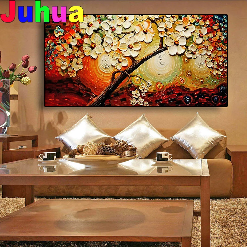 120x60cm 5d Diy Diamond Painting Lucky Life Flower Tree Landscap,Full,Square,Round Diamond Embroidery Art Diamond Mosaic , 
120x60cm 5d Diy Diamond Painting Lucky Life Flower Tree Landscap,Full,Square,Round Diamond Embroidery Art Diamond Mosaic ,