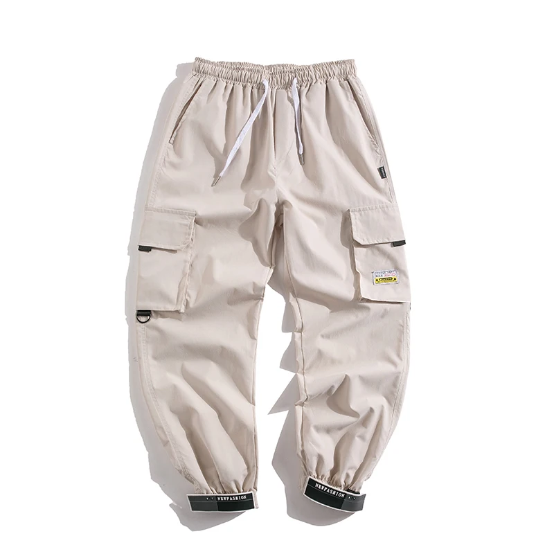 Men's Side Pockets Cargo Harem Pants Ribbons Black Hip Hop Casual Male Joggers Trousers Fashion Casual Streetwear Pants
Men's Side Pockets Cargo Harem Pants Ribbons Black Hip Hop Casual Male Joggers Trousers Fashion Casual Streetwear Pants