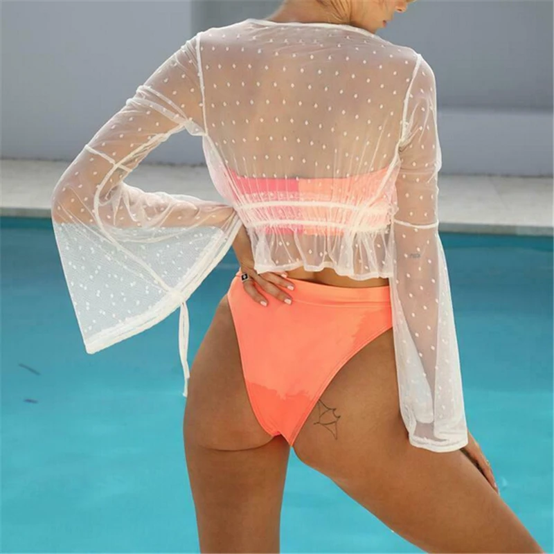 Summer Women Lace Blouse Beach Wear Blouses White Casual Crop Top 
Summer Women Lace Blouse Beach Wear Blouses White Casual Crop Top