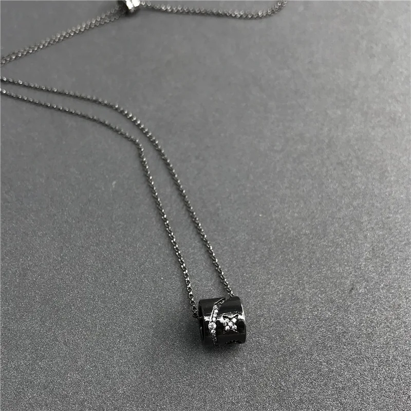 popzone s925 sterling silver love moon star lock necklace female black interlocking clavicle chain bohemian style jewelry gift
popzone s925 sterling silver love moon star lock necklace female black interlocking clavicle chain bohemian style jewelry gift