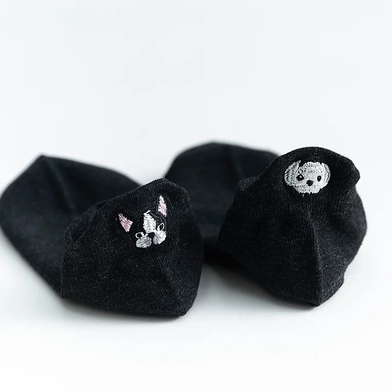 10pairs/lot Boat Thin Style Spring Summer Season Heel Cartoon Embroidery Female Cute Korean Student Top Shallow Socks Cotton Dog
10pairs/lot Boat Thin Style Spring Summer Season Heel Cartoon Embroidery Female Cute Korean Student Top Shallow Socks Cotton Dog