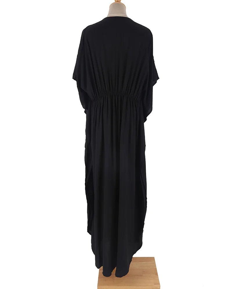 Fitshinling Embroidery Vintage Maxi Dress Side Splice Bohemian Cotton Oversized Kaftan Summer Robe Holiday Loose Beach Pareos
Fitshinling Embroidery Vintage Maxi Dress Side Splice Bohemian Cotton Oversized Kaftan Summer Robe Holiday Loose Beach Pareos
