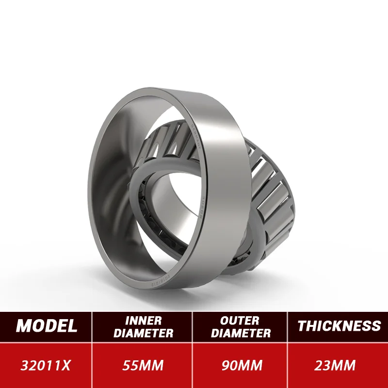 Taper Roller Bearing 32011X High-Carbon Steel Rolamento Inner Diameter55mm Outer Diameter90mm Thickness23mm Bearings
Taper Roller Bearing 32011X High-Carbon Steel Rolamento Inner Diameter55mm Outer Diameter90mm Thickness23mm Bearings