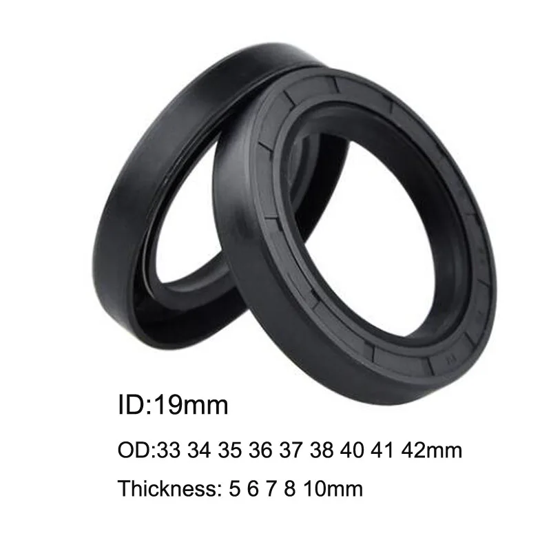5/10 Pcs NBR Nitrile Rubber TC Double Lip Oil Seal 19x33x7/8 19x34x7 19x35x5/6/7/8/10 19x36x6/7/8 19x37x7/8/10 19x38x6/7/8/10mm
5/10 Pcs NBR Nitrile Rubber TC Double Lip Oil Seal 19x33x7/8 19x34x7 19x35x5/6/7/8/10 19x36x6/7/8 19x37x7/8/10 19x38x6/7/8/10mm