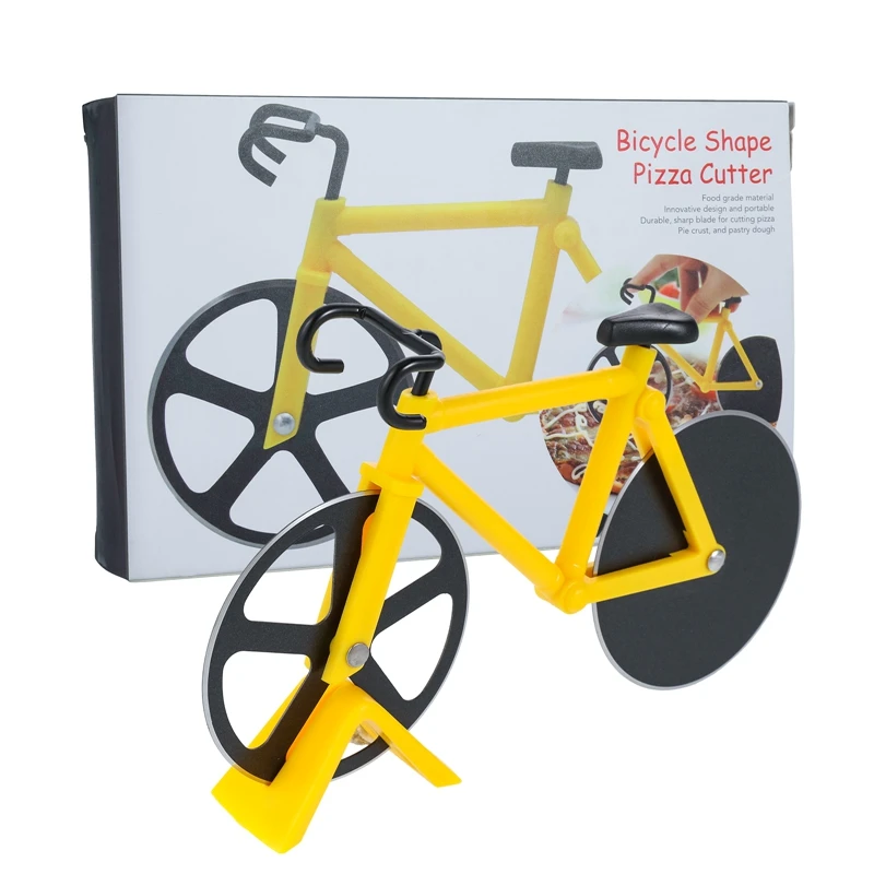Bicycle Wheel Stainless Steel Pizza Cutter Plastic Bike Roller Pizza Chopper Slicer Gadget Pizza Cutter Knives Kitchen Tool
Bicycle Wheel Stainless Steel Pizza Cutter Plastic Bike Roller Pizza Chopper Slicer Gadget Pizza Cutter Knives Kitchen Tool