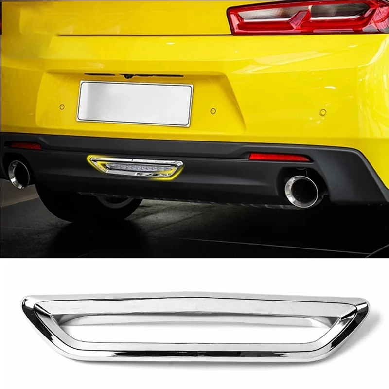 Автомобильные хромированные противотуманные светильник на задний бампер, декоративные наклейки для Chevrolet Camaro 2017-2020, внешние аксессуары
Автомобильные хромированные противотуманные светильник на задний бампер, декоративные наклейки для Chevrolet Camaro 2017-2020, внешние аксессуары