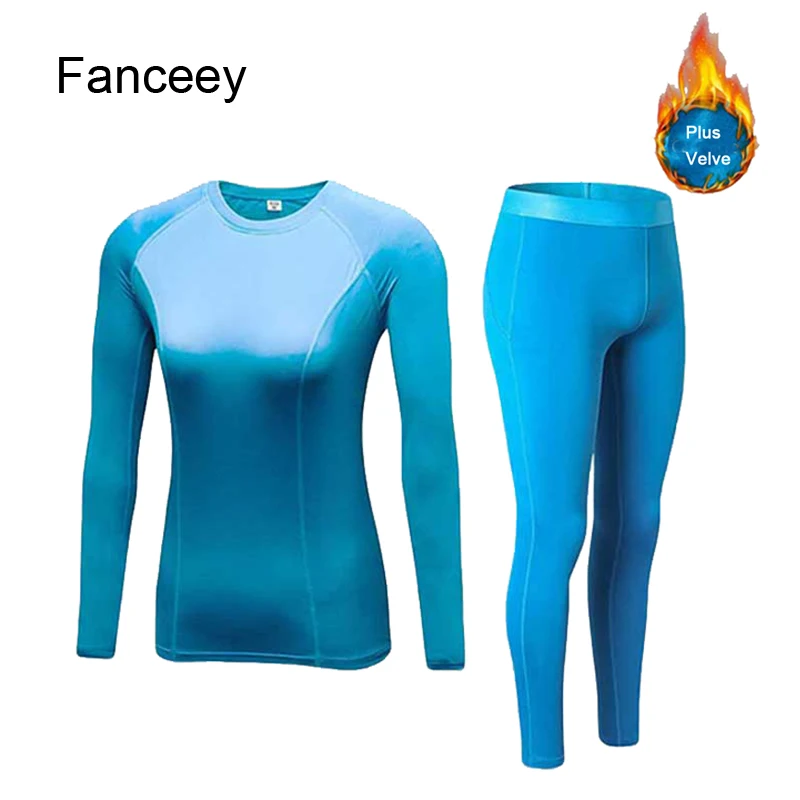 Женские теплые кальсоны Fanceey теплое нижнее белье бархатная зимняя Термоодежда