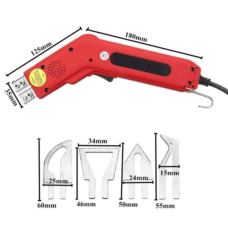 4in1 110VHot Cutter Heat Knife Fabric Electric Styrofoam Cutting Tool Kit for Cutting Cloth/Rubber/Rope/Plastic/Acrylic
4in1 110VHot Cutter Heat Knife Fabric Electric Styrofoam Cutting Tool Kit for Cutting Cloth/Rubber/Rope/Plastic/Acrylic