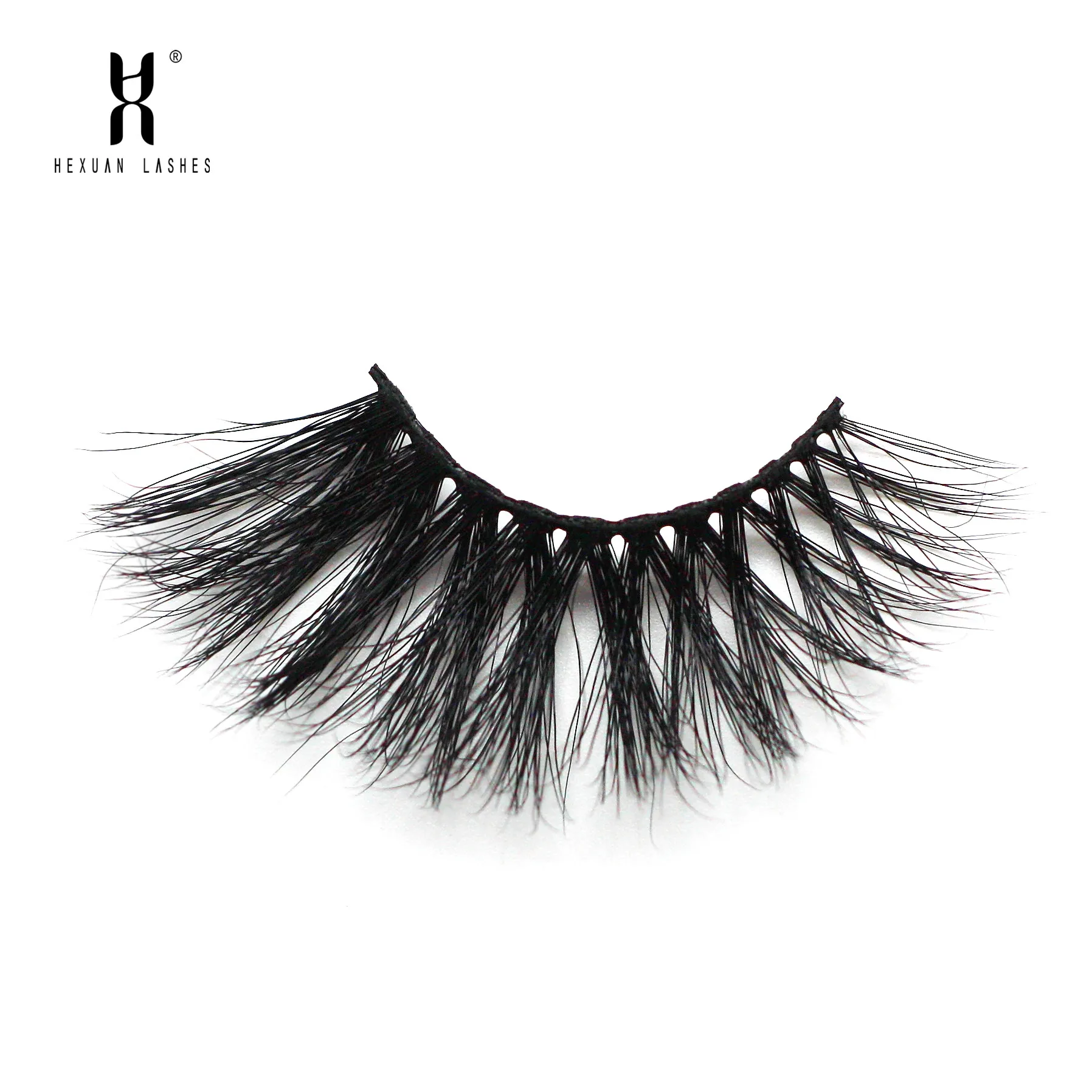 

HEXUAN 5D Mink Eyelashes Dramatic Volume Fake Lashes 25mm Long Faux Lashes 100% Cruelty free Lashes Handmade Reusable Lashes