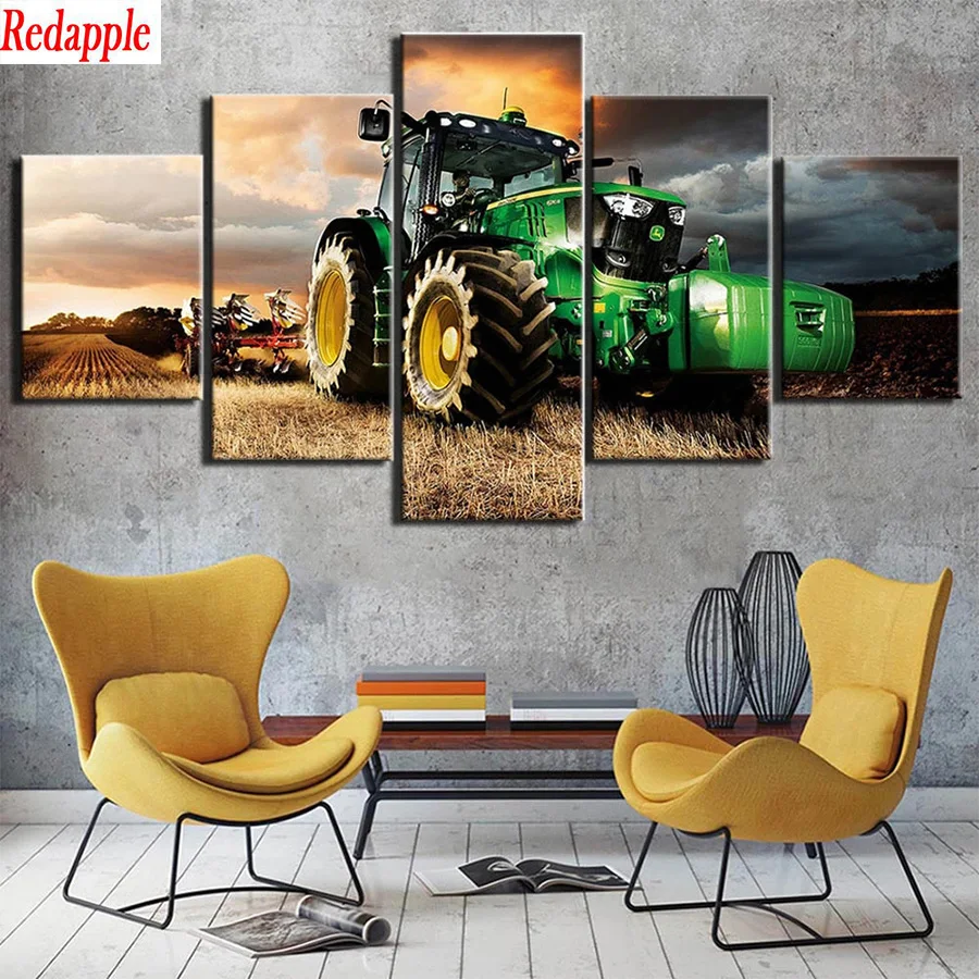 Diamond Embroidery Natural scenery, farm tractor Diamond Painting Full Square round drill Mosaic Cross Stitch Wall Art5 Pcs
Diamond Embroidery Natural scenery, farm tractor Diamond Painting Full Square round drill Mosaic Cross Stitch Wall Art5 Pcs
