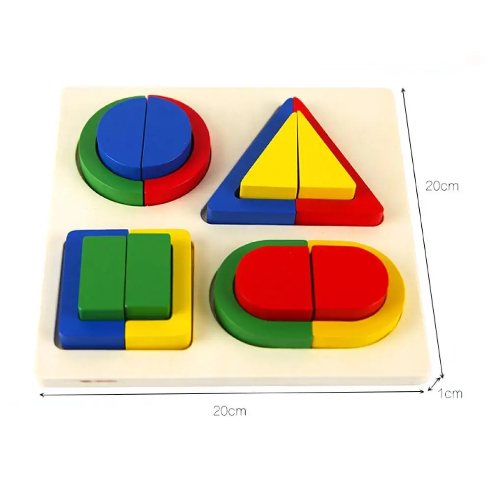 Kids Wooden Geometric Blocks Shape Color Match Puzzle Game Fun Children Early Educational Cognition Toy 
Kids Wooden Geometric Blocks Shape Color Match Puzzle Game Fun Children Early Educational Cognition Toy