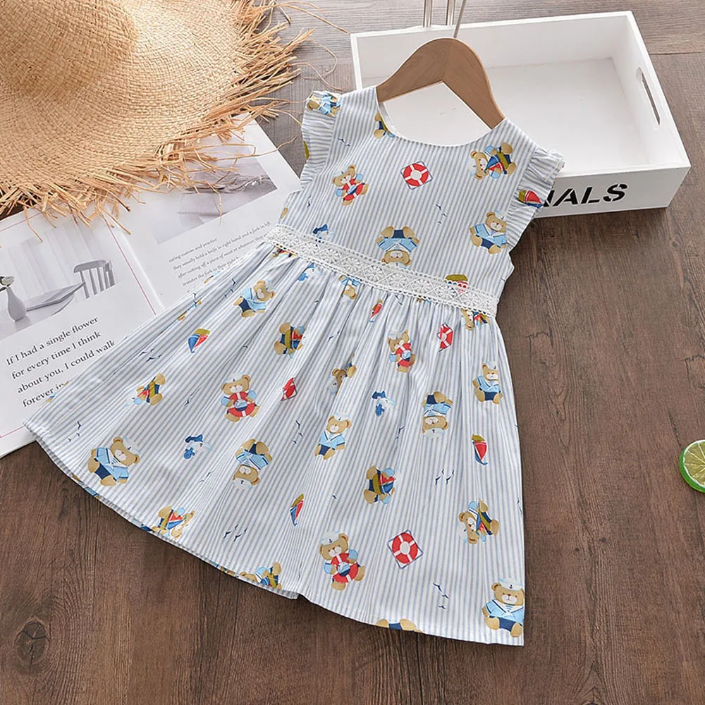 Melario Cute Girls Print Dresses New Fashion Summer Sleeveless Girls Costumes Kids Ruffles Sweet Striped Cartoon Pattern Dress
Melario Cute Girls Print Dresses New Fashion Summer Sleeveless Girls Costumes Kids Ruffles Sweet Striped Cartoon Pattern Dress