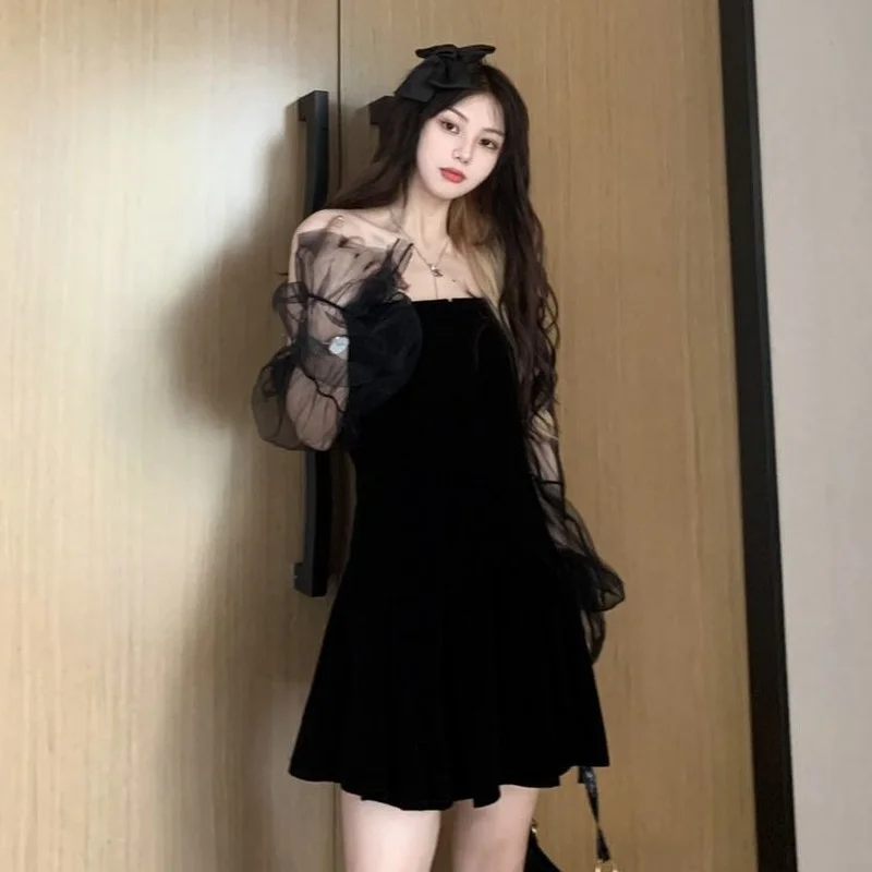 Платье женское во французском стиле, пикантное приталенное темпераментное маленькое черное платье в стиле Хепберн, на лето
Платье женское во французском стиле, пикантное приталенное темпераментное маленькое черное платье в стиле Хепберн, на лето