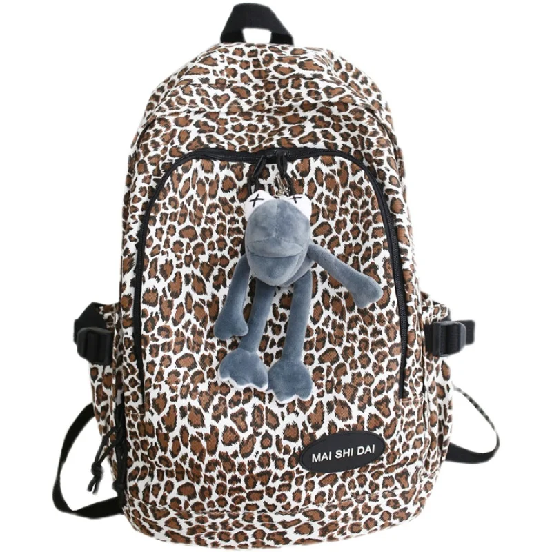 Leopard Print Women Backpack Large Capacity Shoulder School Bags for Teens Harajuku Female Ins 15.6inch Laptop School Backpacks
Leopard Print Women Backpack Large Capacity Shoulder School Bags for Teens Harajuku Female Ins 15.6inch Laptop School Backpacks