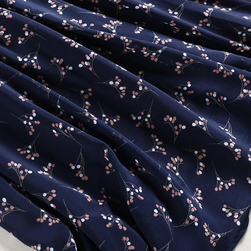 Spring and Autumn Women Dresses Loose Casual Navy Blue Floral Printing Mandarin Collar Long Sleeve Plus Size Clothing 4XL 5XL
Spring and Autumn Women Dresses Loose Casual Navy Blue Floral Printing Mandarin Collar Long Sleeve Plus Size Clothing 4XL 5XL