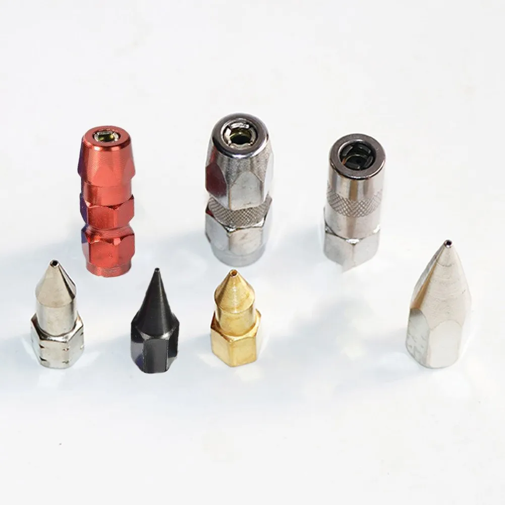 7Pcs Explosion-proof Grease Gun Nozzle Sharp/Flat Tip Butter Nozzle Grease Gun Power Tool Accessories Grease Nozzles
7Pcs Explosion-proof Grease Gun Nozzle Sharp/Flat Tip Butter Nozzle Grease Gun Power Tool Accessories Grease Nozzles