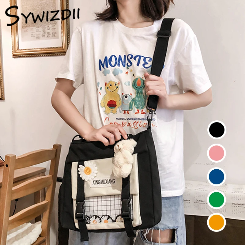 SYWIZDII Kawaii Japanese Style Backpack for Teenage Girls Large Capacity Women Shoulder Bag Casual Nylon Female Crossbody Packet
SYWIZDII Kawaii Japanese Style Backpack for Teenage Girls Large Capacity Women Shoulder Bag Casual Nylon Female Crossbody Packet