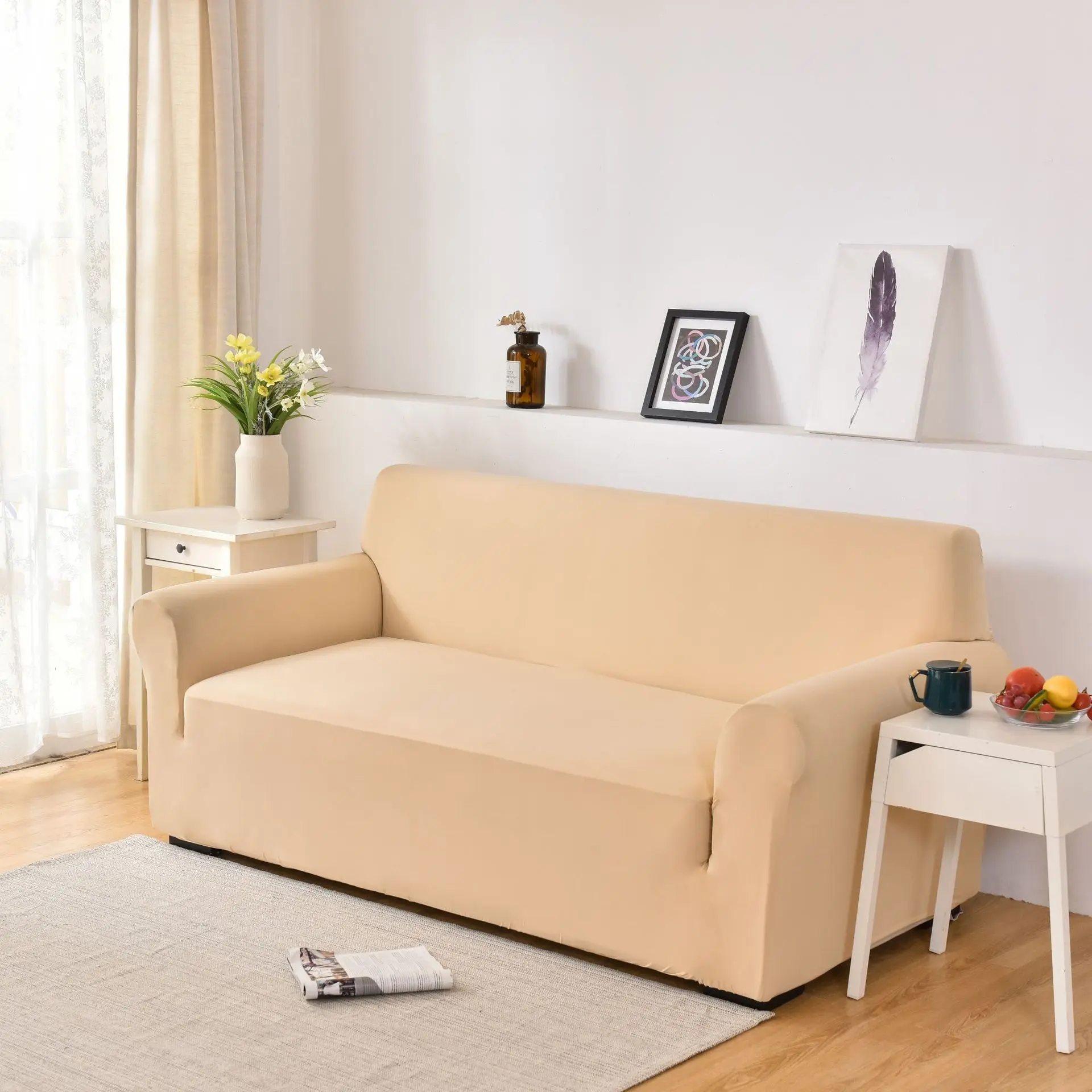 Yaapeet 1pc Europe Elastic Sofa Slipcovers Solid Color Sofa Cover Living Room Pretty Soft Couch Cover Case Without Pillowcase
Yaapeet 1pc Europe Elastic Sofa Slipcovers Solid Color Sofa Cover Living Room Pretty Soft Couch Cover Case Without Pillowcase