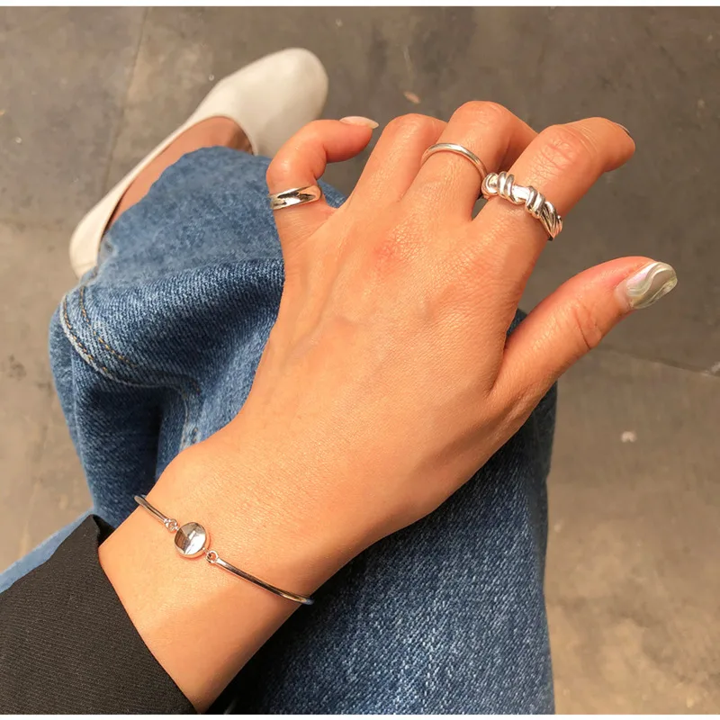 Irregular Rings Gift For Women 925 Sterling Silver Knotted Gold Vintage Punk Adjustable Ring Bague Fantaisie Femme Fine Jewelry
Irregular Rings Gift For Women 925 Sterling Silver Knotted Gold Vintage Punk Adjustable Ring Bague Fantaisie Femme Fine Jewelry
