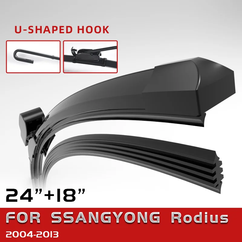Двухсторонние резиновые щетки стеклоочистителя для SSANGYONG Rodius 2004-2013 24 + 18 дюймов
Двухсторонние резиновые щетки стеклоочистителя для SSANGYONG Rodius 2004-2013 24 + 18 дюймов
