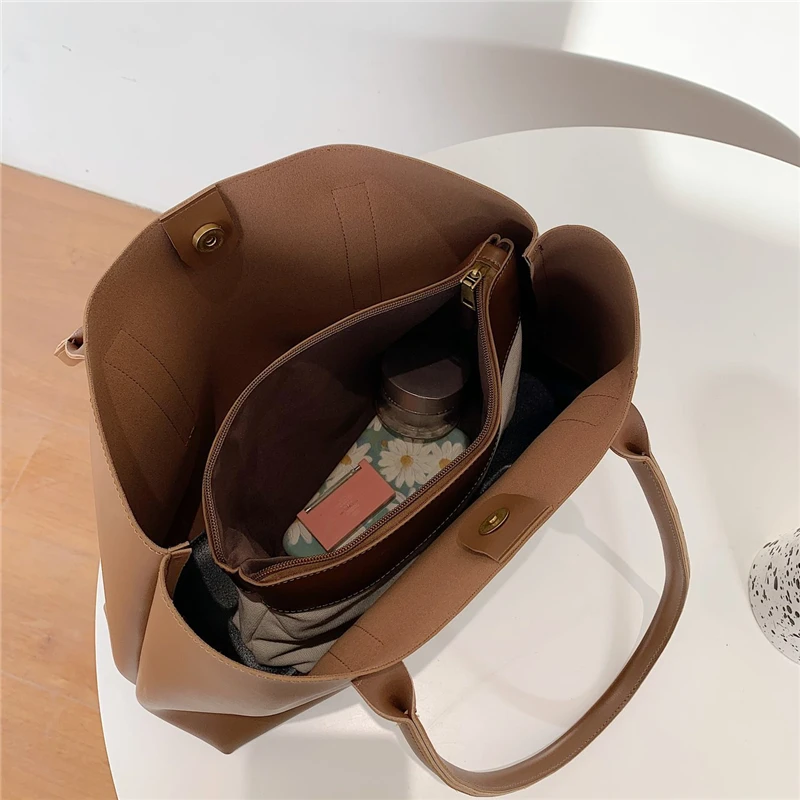 Burminsa Winter Trendy Large Bags With Long Handle For Women Big Capacity Office BriefcaseTote Bags High Quality Shoulder Bags
Burminsa Winter Trendy Large Bags With Long Handle For Women Big Capacity Office BriefcaseTote Bags High Quality Shoulder Bags