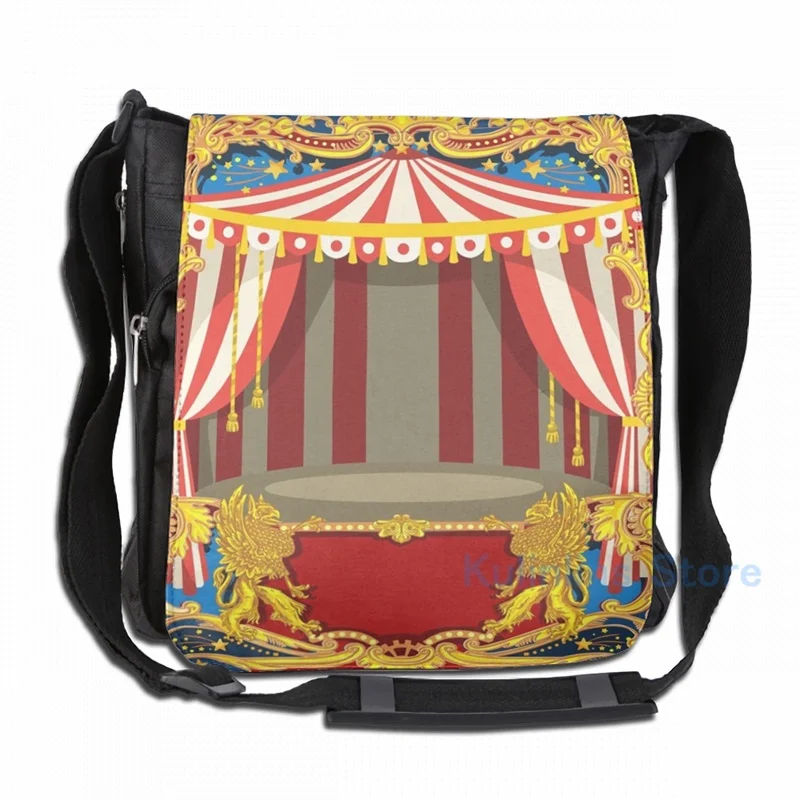 Забавный графический принт цирк карнавальный Винтаж USB заряд рюкзак