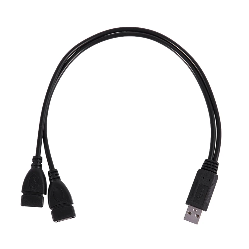 Кабель адаптер USB 2 0 A Male To Dual Female Jack Y Splitter Hub|Кабели для MP3/MP4-плееров| |