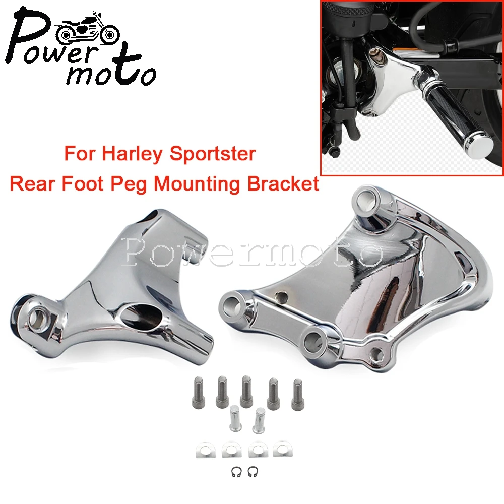 2 шт., комплект крепежных кронштейнов для подножки для Harley Sportster 1200 Custom XL 1200C 1200T 1200V 1200X 1200CX 883L 883N Iron 
2 шт., комплект крепежных кронштейнов для подножки для Harley Sportster 1200 Custom XL 1200C 1200T 1200V 1200X 1200CX 883L 883N Iron
