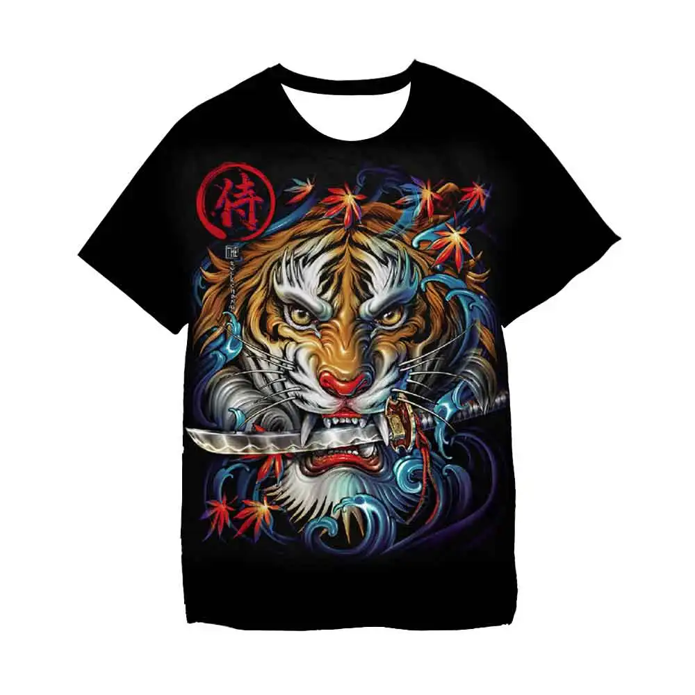 Tiger Japanese T Shirt Lion Print Fashion Funny T-Shirt Summer Children Clothes 2021 Animal Graphic Tshirts Kids Boys Clothing
Tiger Japanese T Shirt Lion Print Fashion Funny T-Shirt Summer Children Clothes 2021 Animal Graphic Tshirts Kids Boys Clothing