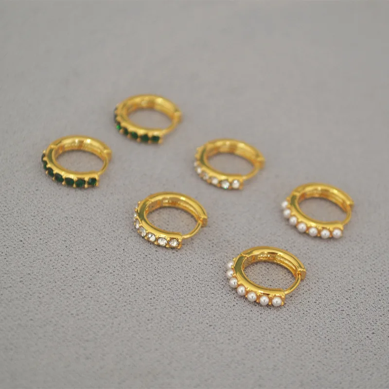 Korean version daily commute minimalist mini pearl small gold-plated earring earrings
Korean version daily commute minimalist mini pearl small gold-plated earring earrings