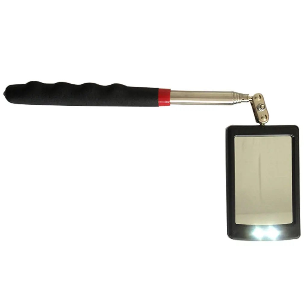 

Portable Inspection Mirror Car Bottom With Light Telescopic Detection Mirror Led Inspection Magnification Car Repair Tool