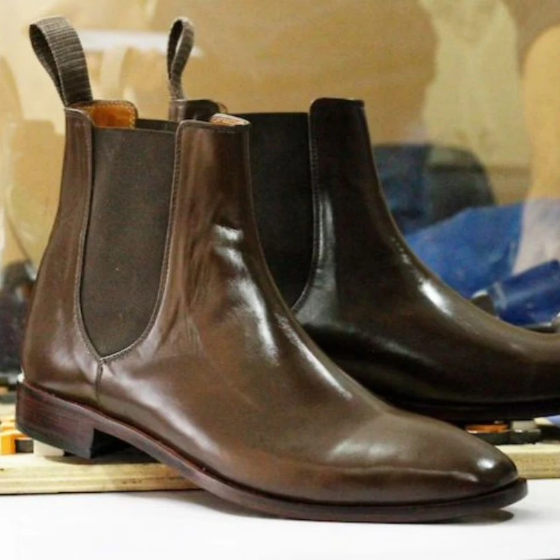 Men Shoes Fashion Trend Gentleman High-end Brown PU Leather Chelsea Boots Classic Ankle Boots Large Size 38-48 Men Boots XM466
Men Shoes Fashion Trend Gentleman High-end Brown PU Leather Chelsea Boots Classic Ankle Boots Large Size 38-48 Men Boots XM466