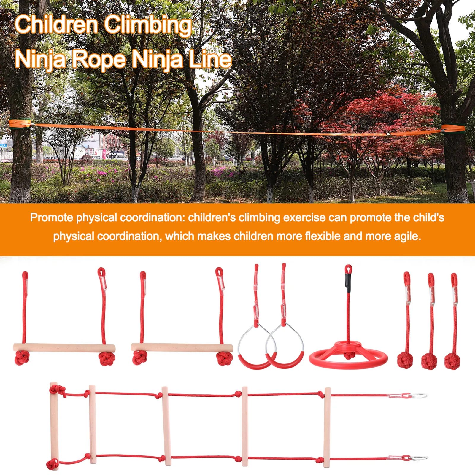 Children Climbing Rope Exercise Line Obstacle Training Equipment Kids Outdoor Children's Sports Equipment Climbing Rope
Children Climbing Rope Exercise Line Obstacle Training Equipment Kids Outdoor Children's Sports Equipment Climbing Rope