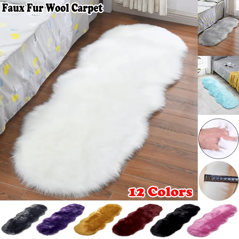 Irregular Faux Sheepskin Fur Area Rugs Kids Livingroom Bedroom Floor Mat Shaggy Silky Plush Carpet Faux Fur Rug Home decor
Irregular Faux Sheepskin Fur Area Rugs Kids Livingroom Bedroom Floor Mat Shaggy Silky Plush Carpet Faux Fur Rug Home decor