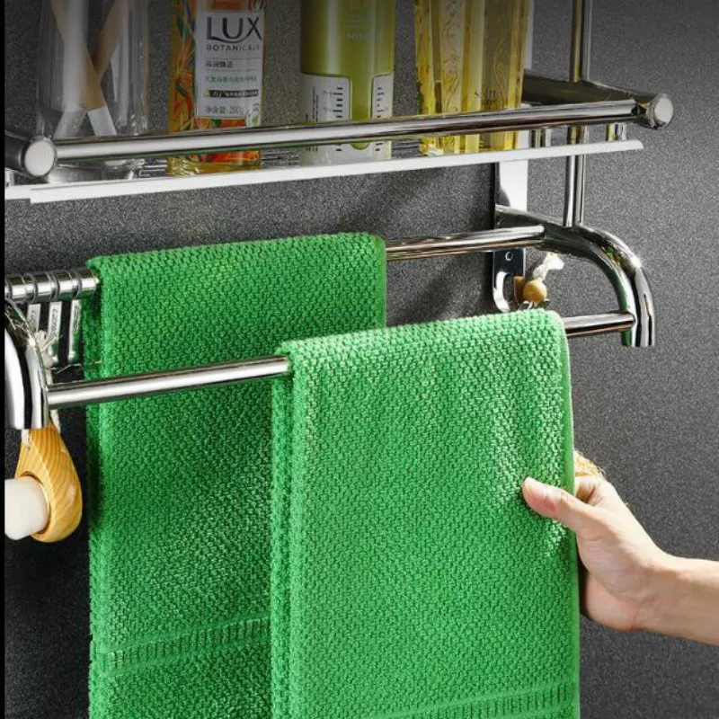 Punch-free Seamless 304 Stainless Steel Towel Rack Toilet Rack Wall-mounted Shower Room 2-story Bathroom Toilet Toilet G8083
Punch-free Seamless 304 Stainless Steel Towel Rack Toilet Rack Wall-mounted Shower Room 2-story Bathroom Toilet Toilet G8083