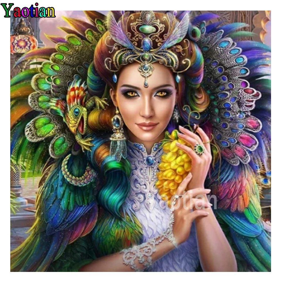 5D Diy Diamond Painting Peacock Fairy Beauty Beads Embroidery Diamond Full Round Square Drill Diamond Mosaic Handicrafts
5D Diy Diamond Painting Peacock Fairy Beauty Beads Embroidery Diamond Full Round Square Drill Diamond Mosaic Handicrafts