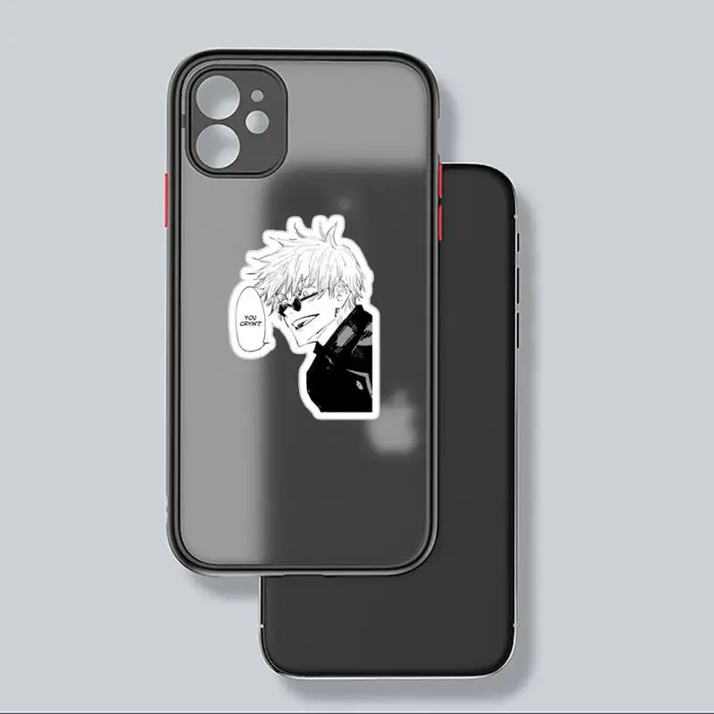 Jujutsu Kaisen Anime Cartoon Phone Case black matte transparent For iPhone 7 8 x xs xr 11 12 pro plus mini max Clear Funda
Jujutsu Kaisen Anime Cartoon Phone Case black matte transparent For iPhone 7 8 x xs xr 11 12 pro plus mini max Clear Funda
