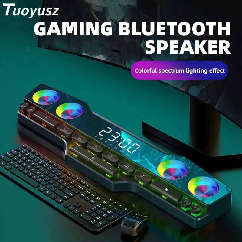 Беспроводной игровой Bluetooth-динамик 4000 мАч, Саундбар с Usb, 3d стерео сабвуфер, Aux, Fm, домашние часы, звуковая панель, компьютерный громкий динами...
Беспроводной игровой Bluetooth-динамик 4000 мАч, Саундбар с Usb, 3d стерео сабвуфер, Aux, Fm, домашние часы, звуковая панель, компьютерный громкий динами...
