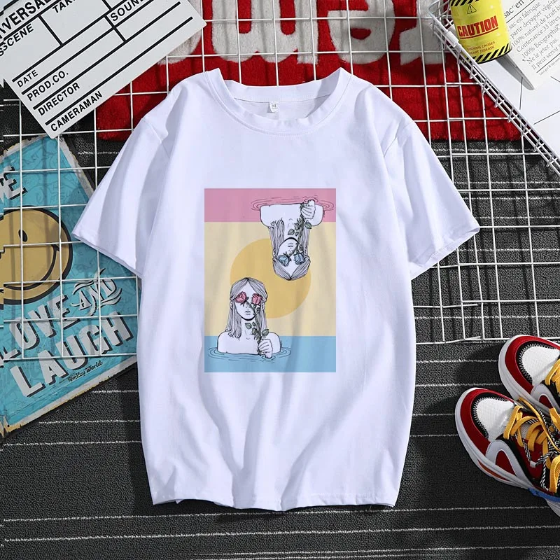 Summer aesthetic female t-shirt that girl said to me print t-shirt fashion beautiful girl t-shirt Harajuku graphic women top Tee 
Summer aesthetic female t-shirt that girl said to me print t-shirt fashion beautiful girl t-shirt Harajuku graphic women top Tee