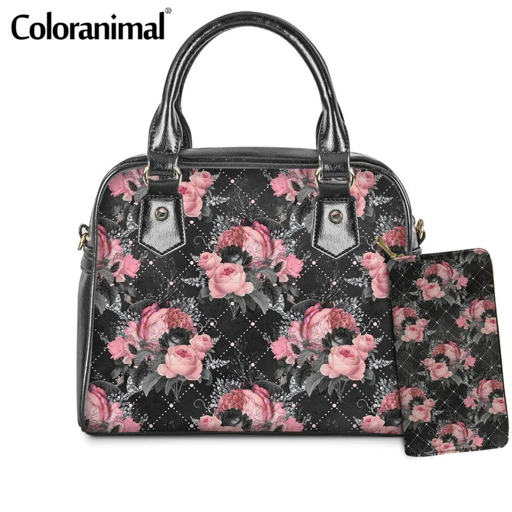 Coloranimal Luxury Brand Women 2Pcs/Set Handbag&Wallet Pretty Vintage Flower Printing Ladies Shoulder Bag PU Leather Tote Bosla
Coloranimal Luxury Brand Women 2Pcs/Set Handbag&Wallet Pretty Vintage Flower Printing Ladies Shoulder Bag PU Leather Tote Bosla